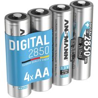 ANSMANN Digital NiMH Akku Mignon AA Typ 2850mAh 4 Stück